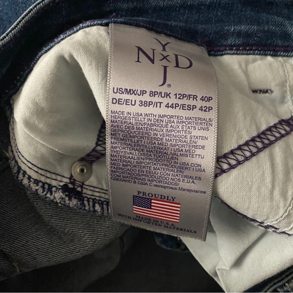 NYJD Marnie Cropped Raw Hem Jeans - Picture 7 of 15